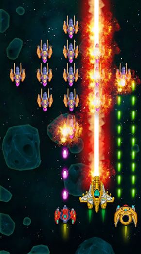 Versão móvel do jogo Space Galaxy