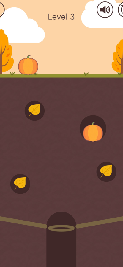 Pumpkin Dig ミニゲームソフト Android版