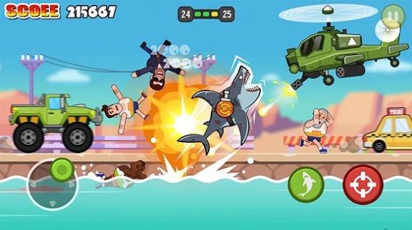 Shark Dash Hunting Mobile Version