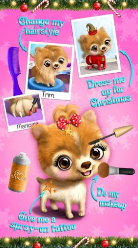 Christmas Animal Hair Salon 2 mobile version