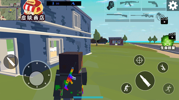 Pixel chicken battlefield simulator mobile version