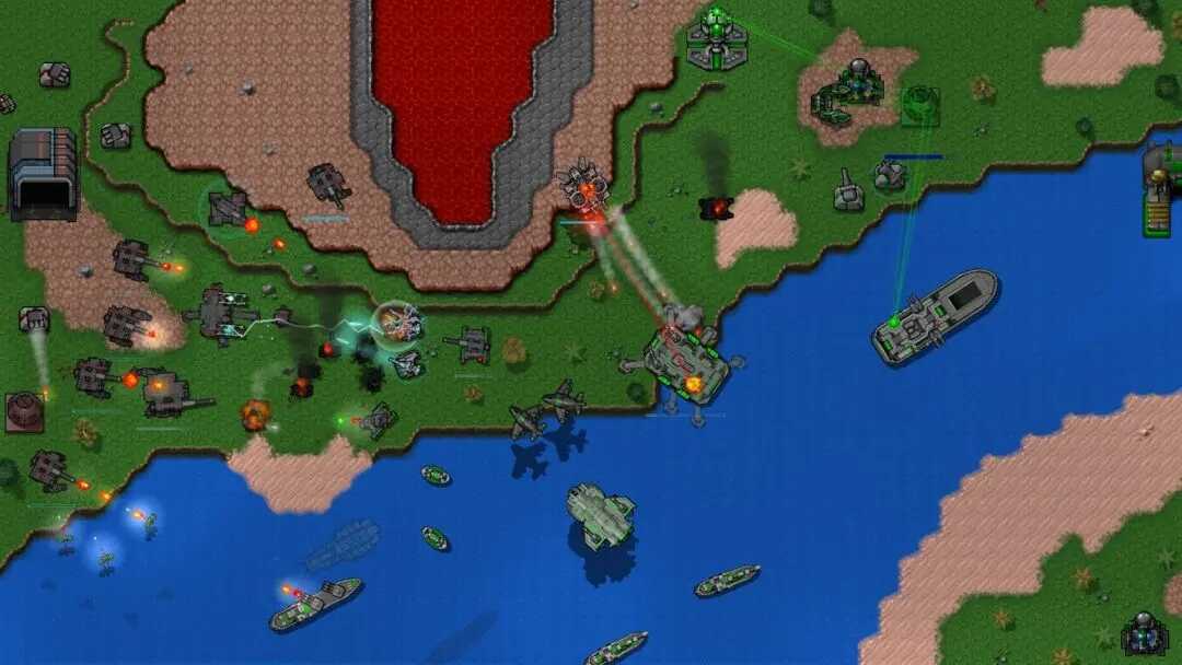 Versión móvil del mapa sin fin de Rust War