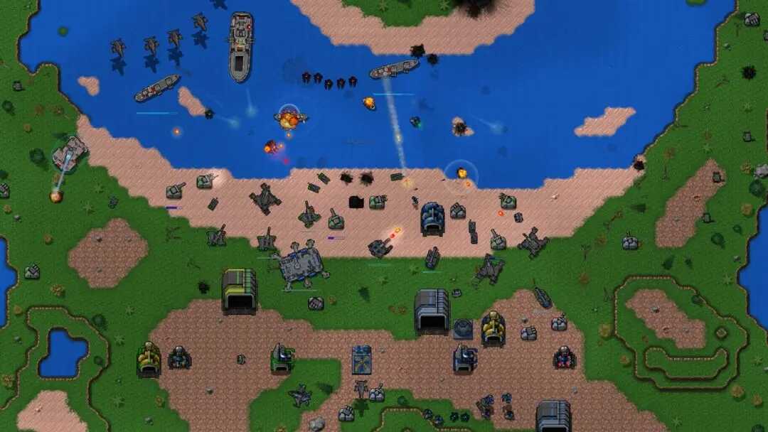 Versión móvil del mapa sin fin de Rust War