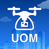 aplicativo de plataforma de gerenciamento de drones uom