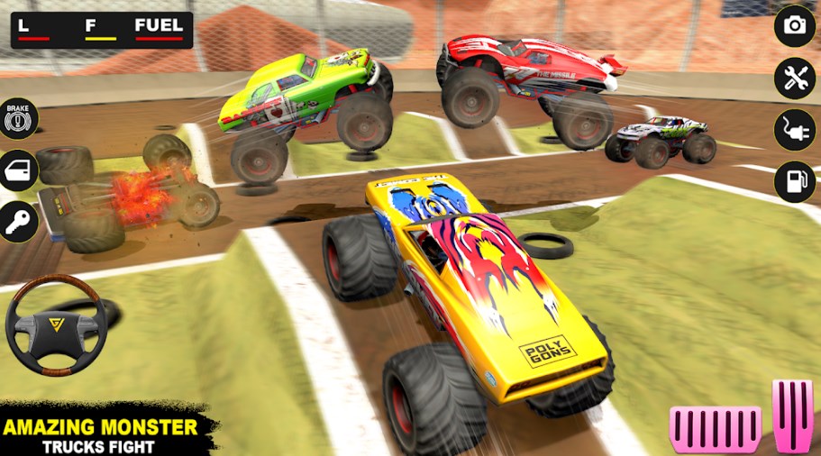 Monster Derby Truck Fighting中文手機版