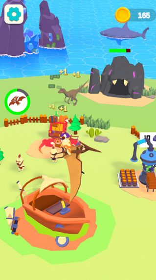 Dinosaur Island-Sammlung und neueste Version des Kampfes