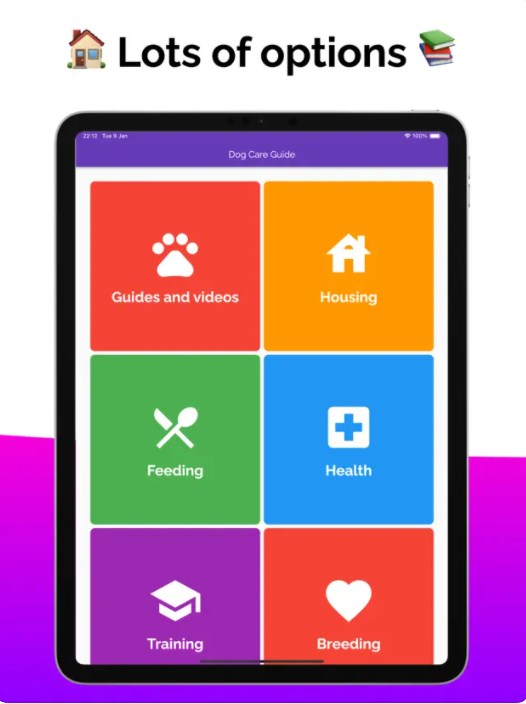Dog Care Guide Software Android Version