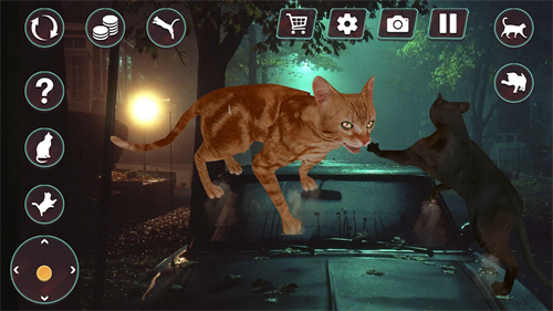 Version mobile du simulateur de guerre de combat de chats