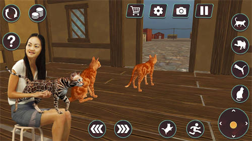 Version mobile du simulateur de guerre de combat de chats