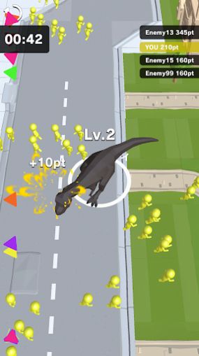 Mobile Version von Dinosaur Rampage