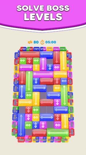 Color Blocks 3D Slide Puzzle中文版