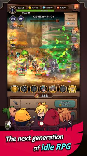 Hero Kingdom Idle RPG built-in menu version