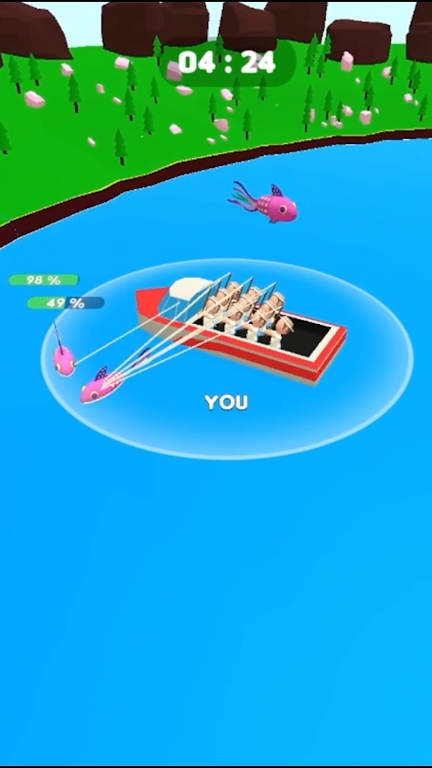 Fishing Boat Racing Game