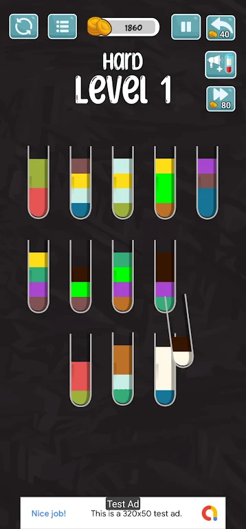 Bottle drink sorting game