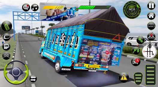 Rolling truck driving game