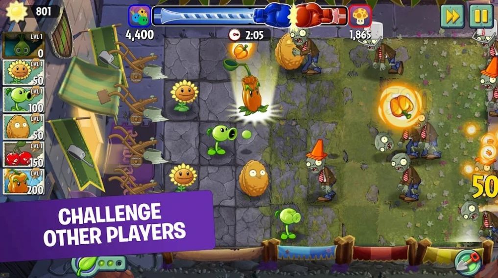 Plants vs. Zombies 2 Versi Internasional Jamur Penjaga Cina