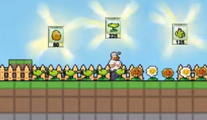 Pixel Meat Pigeon Version Plantes contre Zombies