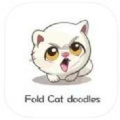 Fold Cat doodles app