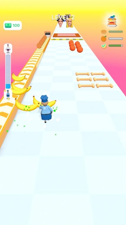 Juego de Parkour del pequeño chef