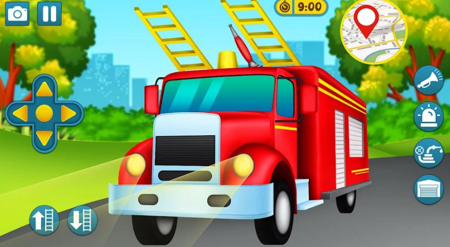 Fire Truck Rescue Game中文版