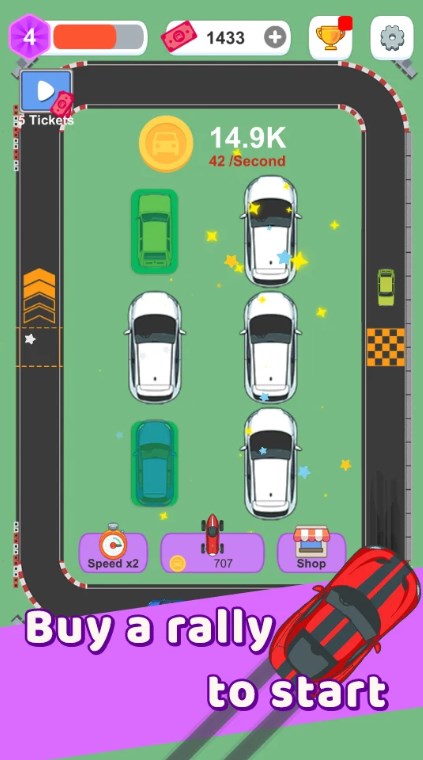 Gabungkan Game Mobil Reli