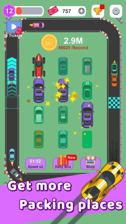 Gabungkan Game Mobil Reli