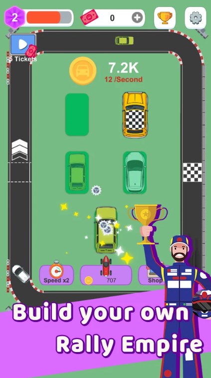 Gabungkan Game Mobil Reli