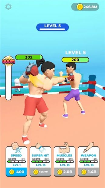 Game petinju pertarungan menganggur