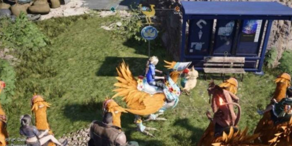 Final Fantasy 7 Reborn Where is the Corel Chocobo stop sign?