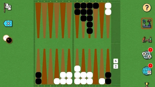 juego de backgammon corto