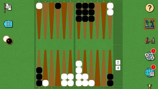 juego de backgammon corto