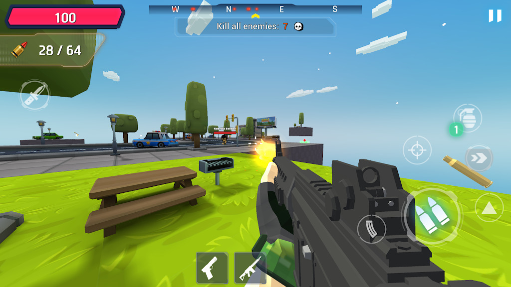 Juego Pew Shooting Warzone