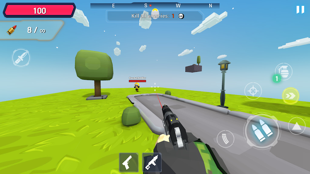 Juego Pew Shooting Warzone