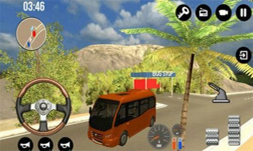 Jogo de simulador de ônibus microônibus