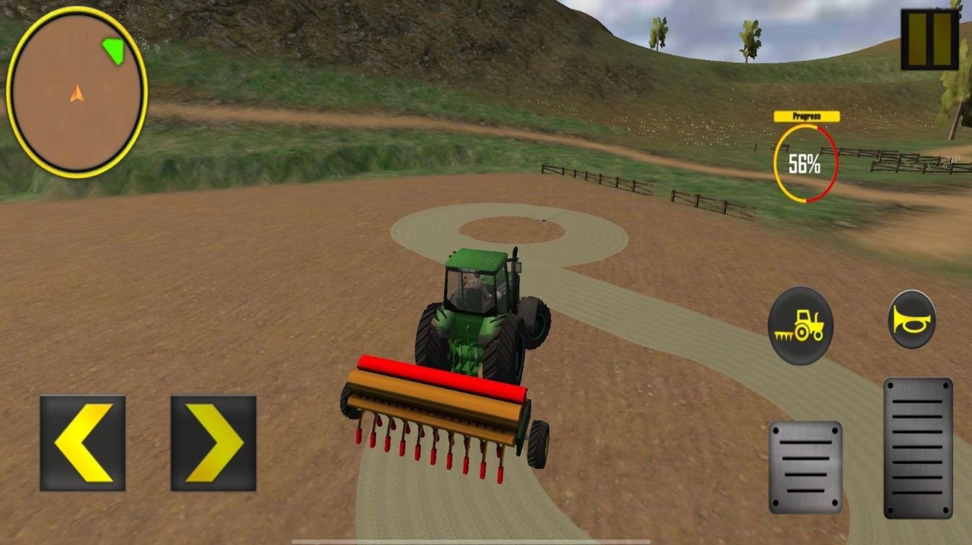 Version mobile de simulation de ferme 3D