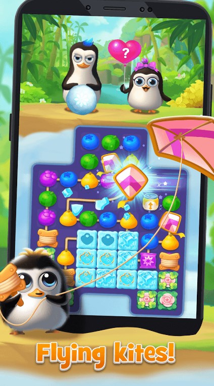 Penguin Paradise Match 3 Adventure Game