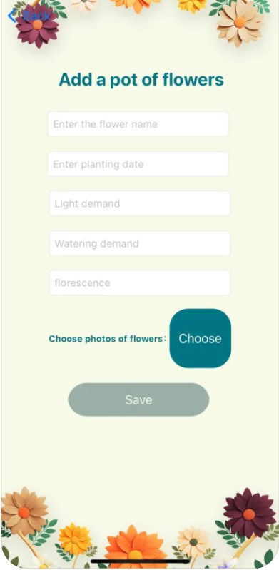 BlossomKeeper app