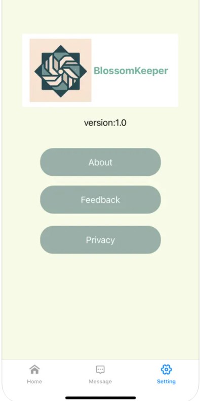 BlossomKeeper app