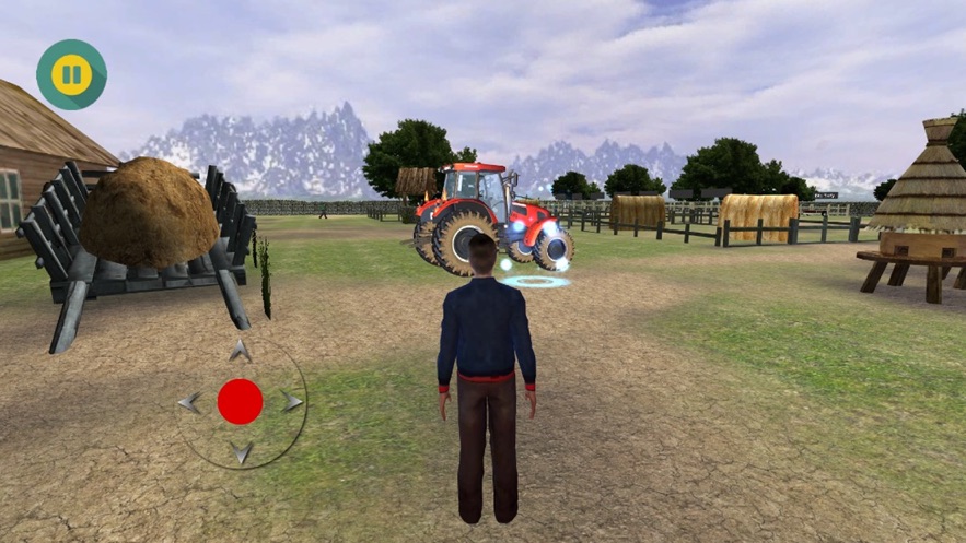 Tractor driving farming game