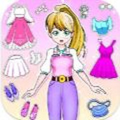 Anime Paper Doll Dress Up Game