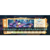 Fantasy Westward Journey mobile game Fantasy Yi 4 Beast Players pass the level