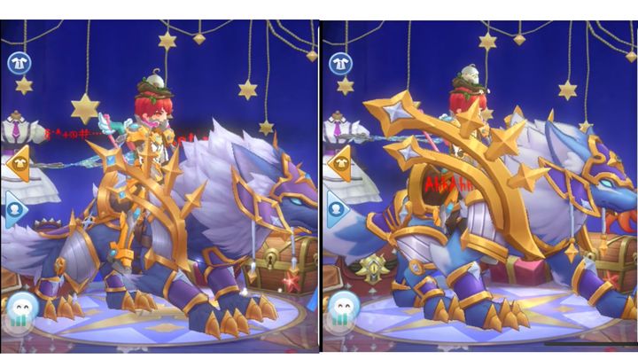 The carousel mount model is highly similar