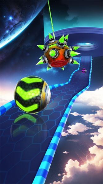 Space rolling ball game