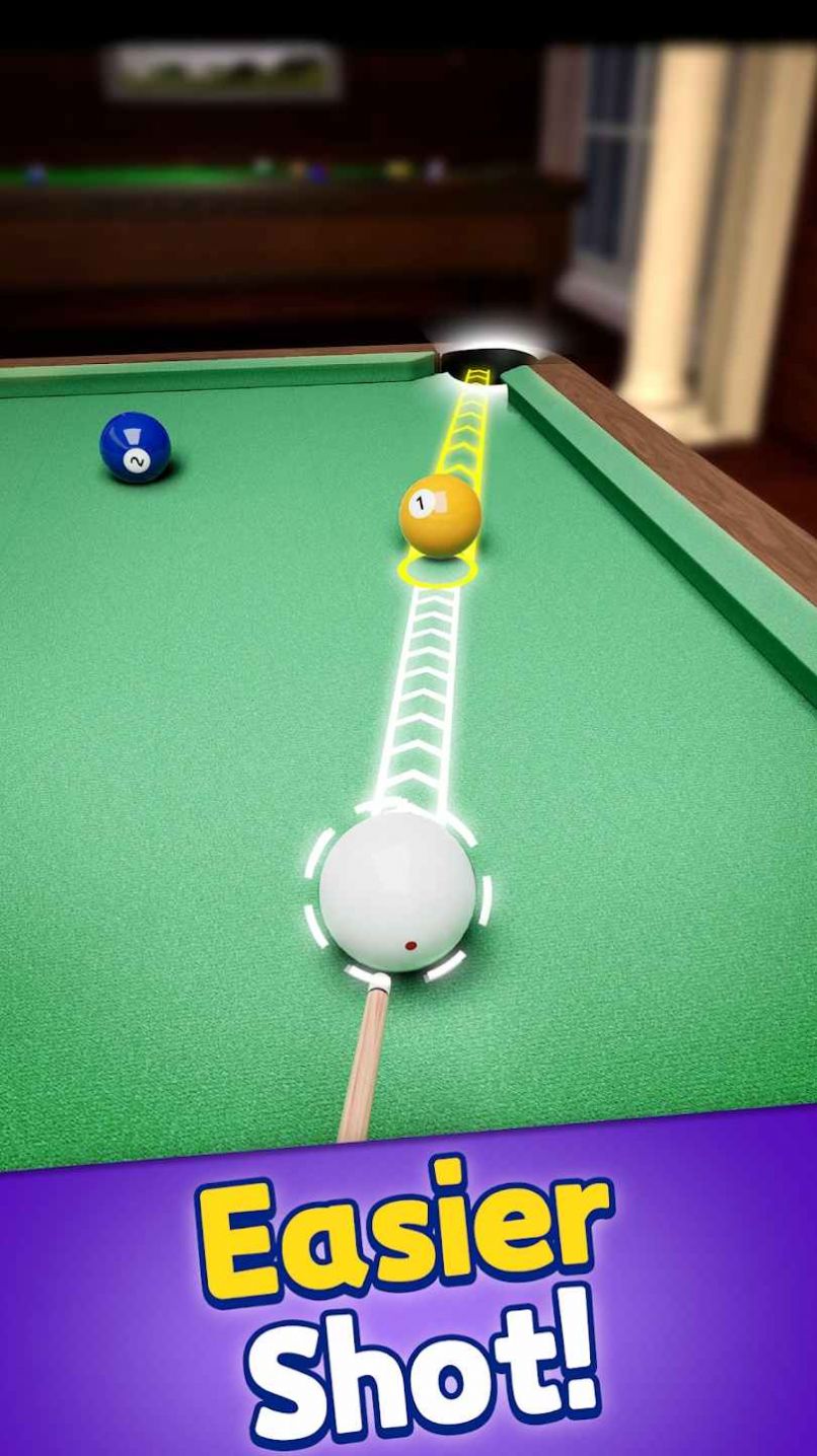 Perfect feedback game for pool shots