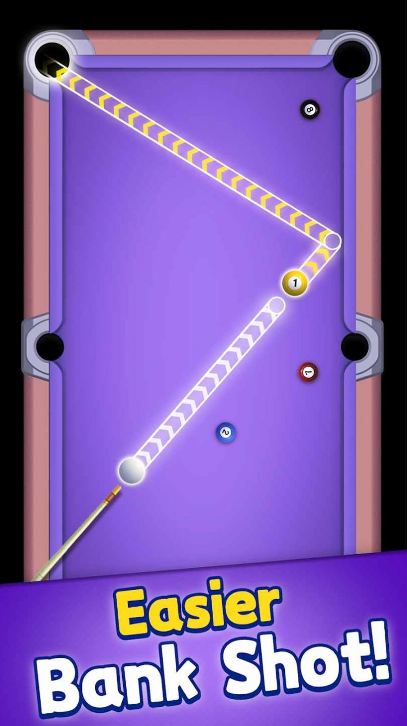 Perfect feedback game for pool shots