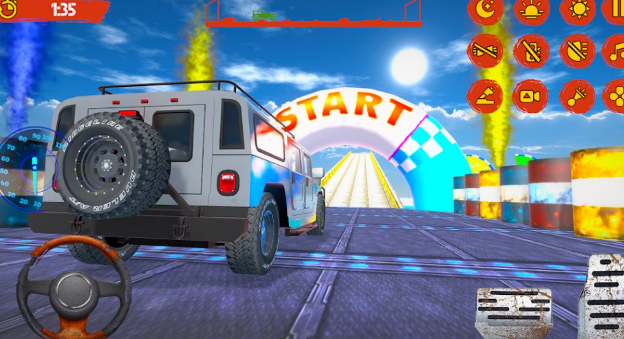 Offroad Monster Truck Stunts Game