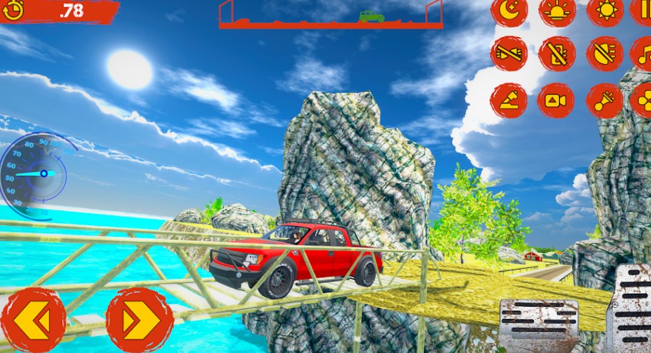 Offroad Monster Truck Stunts Game