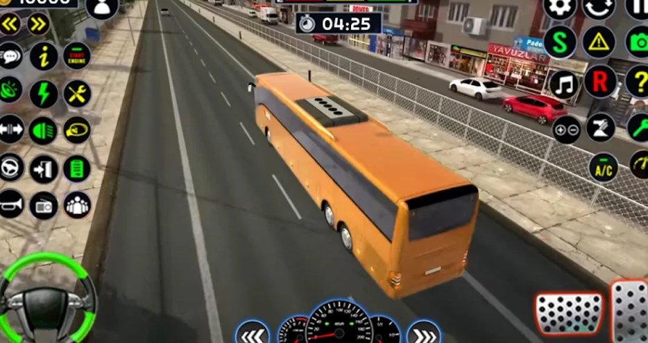 City Coach Bus Traffic Driving Game