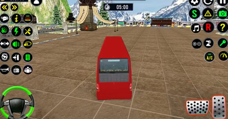 City Coach Bus Traffic Driving Game