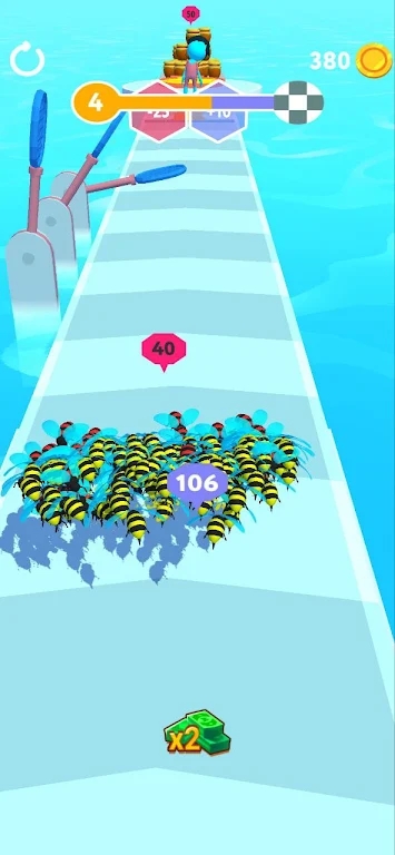 Bee parkour journey game